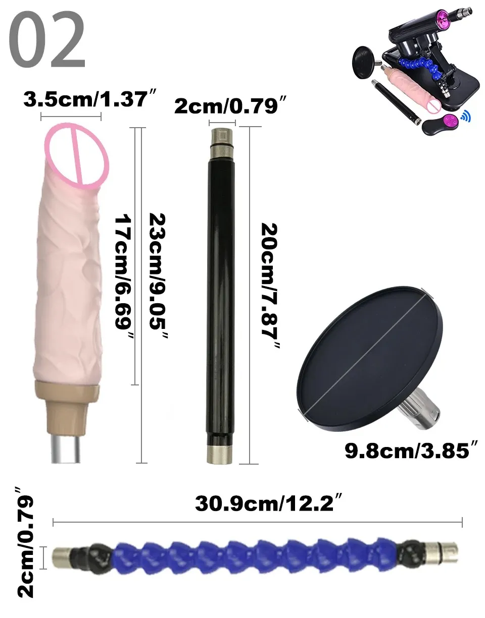 เครื่องเย็ดอัตโนมัติ เครื่องเย็ดติดผนัง มอเตอร์กำลังสูง ยืดหด 20 ระดับ