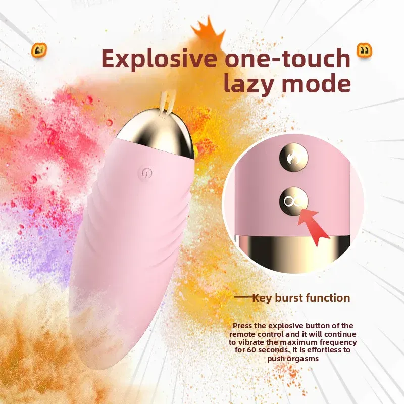 10 Frequencies Remote Control Heating Vibrating Egg
