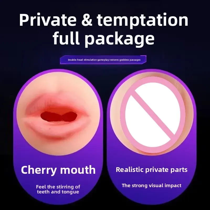 Realistic Vagina Heating Male Masturbator Dual Timing System