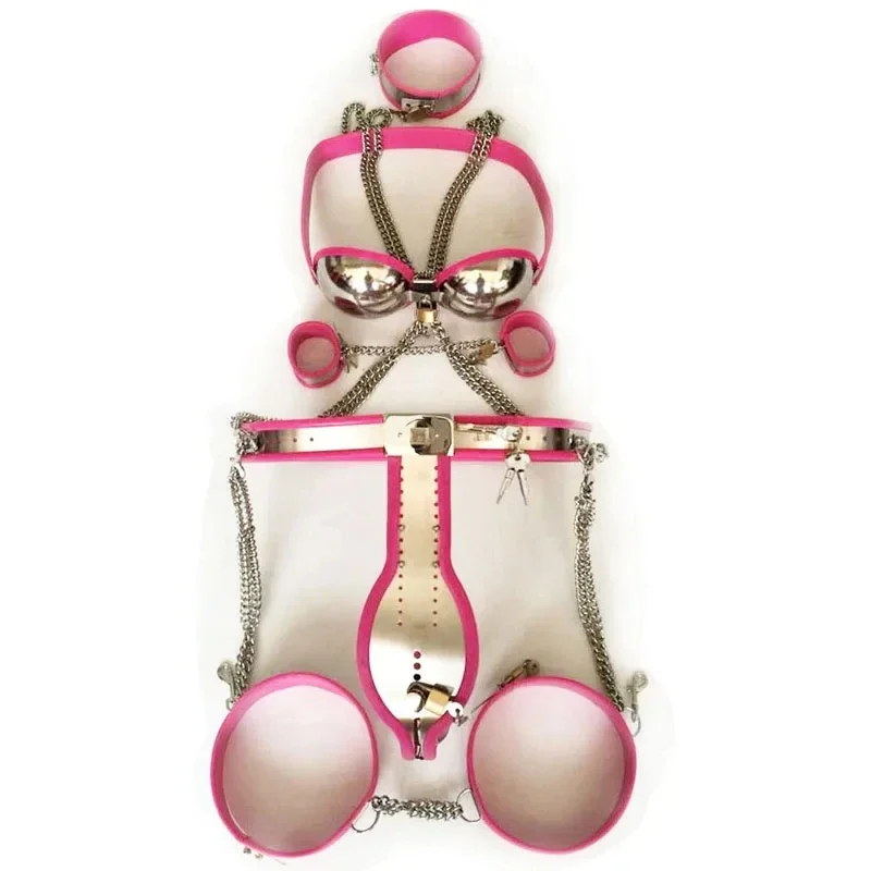 ชุดซิงค์คู่ 5 ชิ้นสำหรับทั้งชายและหญิง BDSM