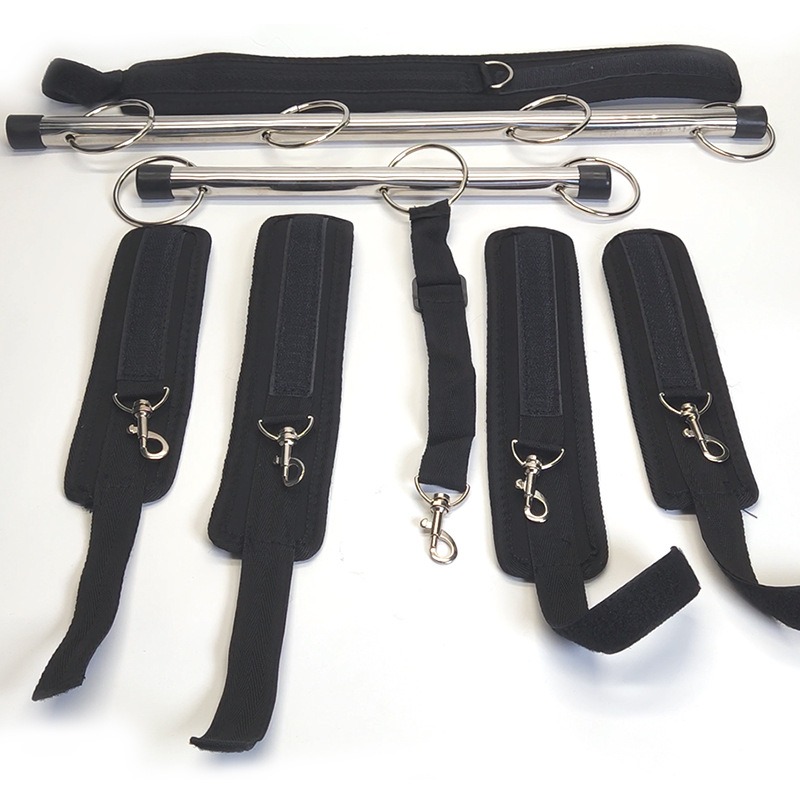 W0245 สายรัดแบบล็อคท่อเหล็ก ท่อเหล็ก วัสดุไนลอน ออกแบบแบบถอดประกอบได้ BDSM