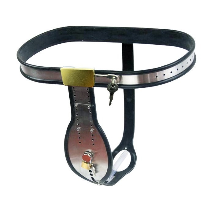 060102 เข็มขัดควบคุมอวัยวะเพศชาย แบบสวมใส่ ปรับระดับได้ ออกแบบตามหลักสรีรศาสตร์|Prison bird