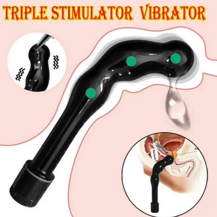 Adjustable Vibration Point Prostate Massager & Anal Vibrator