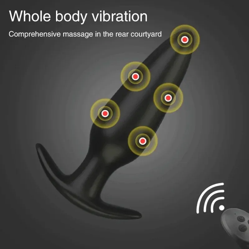 Anchor Shaped Anal Vibrator & Prostate Massager 3 Sizes