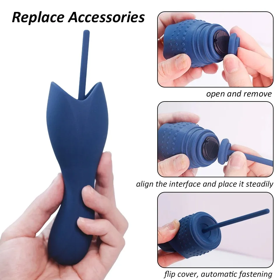 10 Modes 3In1 Masturbator & Penis Trainer & Urethral Sound
