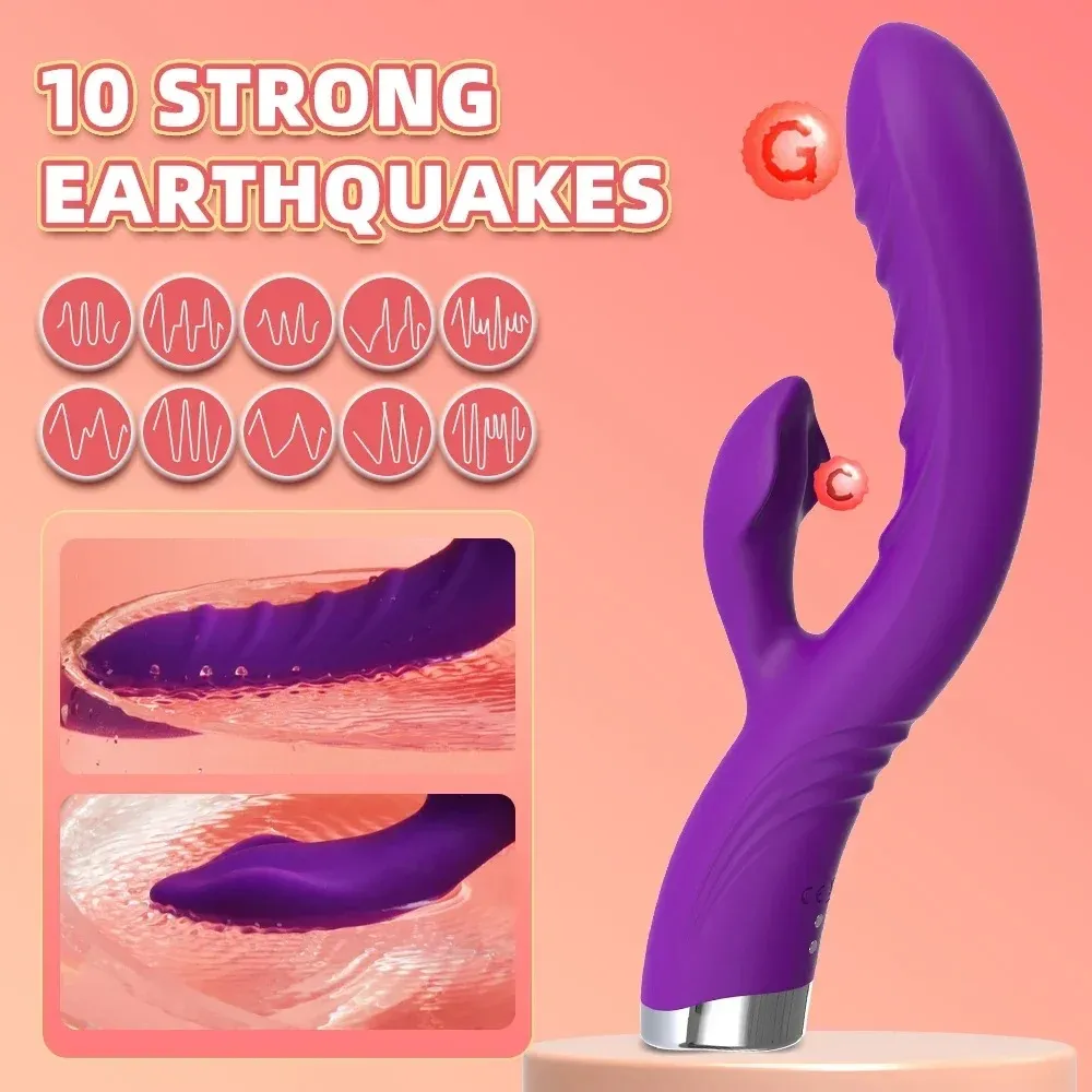 Fish Tail Simulated Penis Dual G-Spot & Clitoral Vibrator