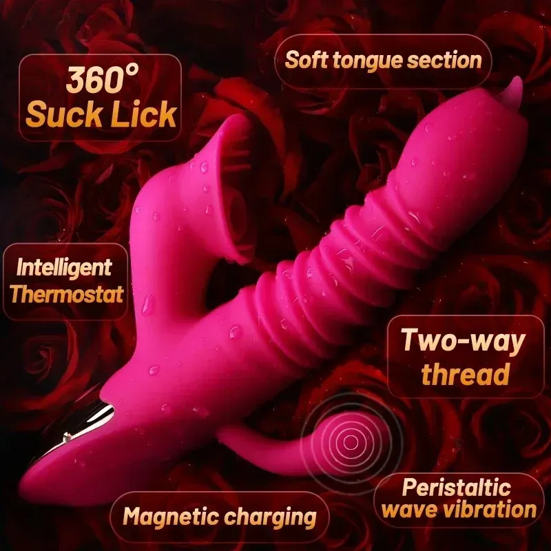 7 Frequencies & 7 Speeds Zonal Control Thrusting Stimulator