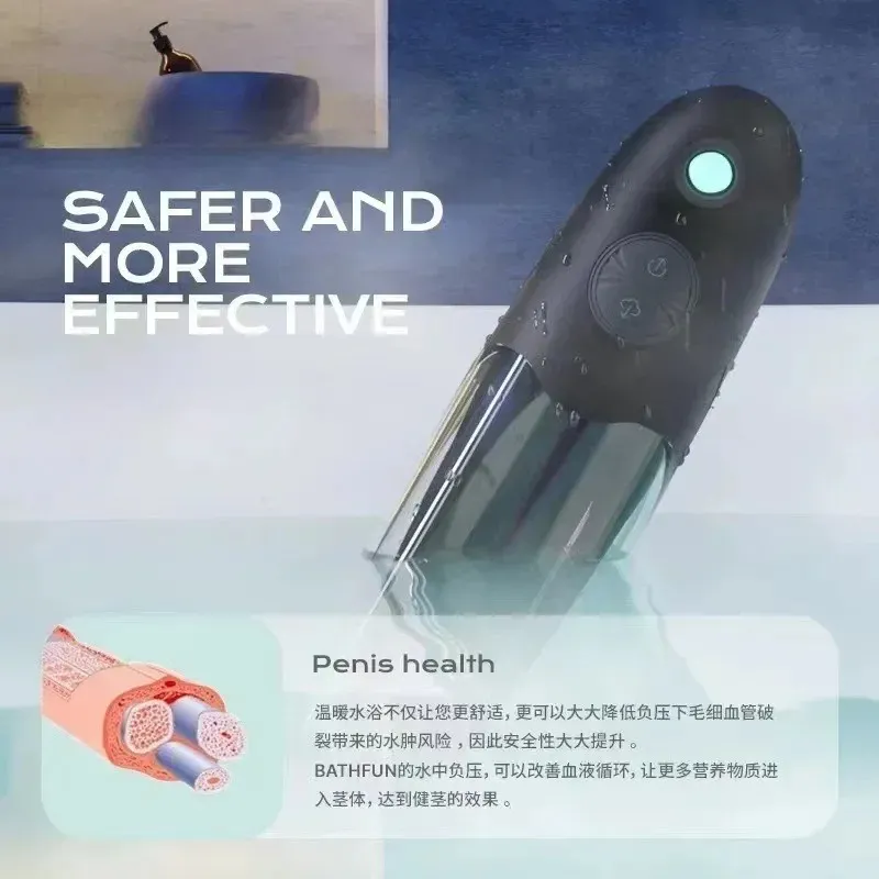 3 Suction Penis Pump & Male Milker SPA + Vacuum Massage