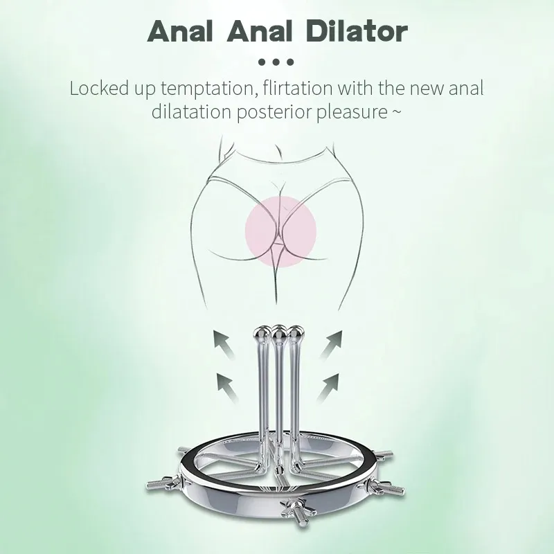 Steel Anal Expander Trains Anal Strength Fulfills Fantasies