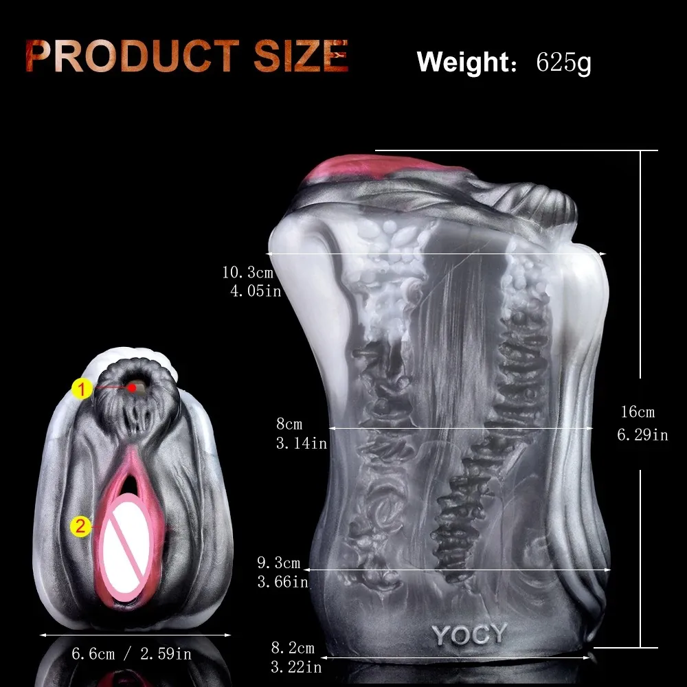 YOCY Fantasy Vagina—Dragon Horse Dual Channels NW 625g