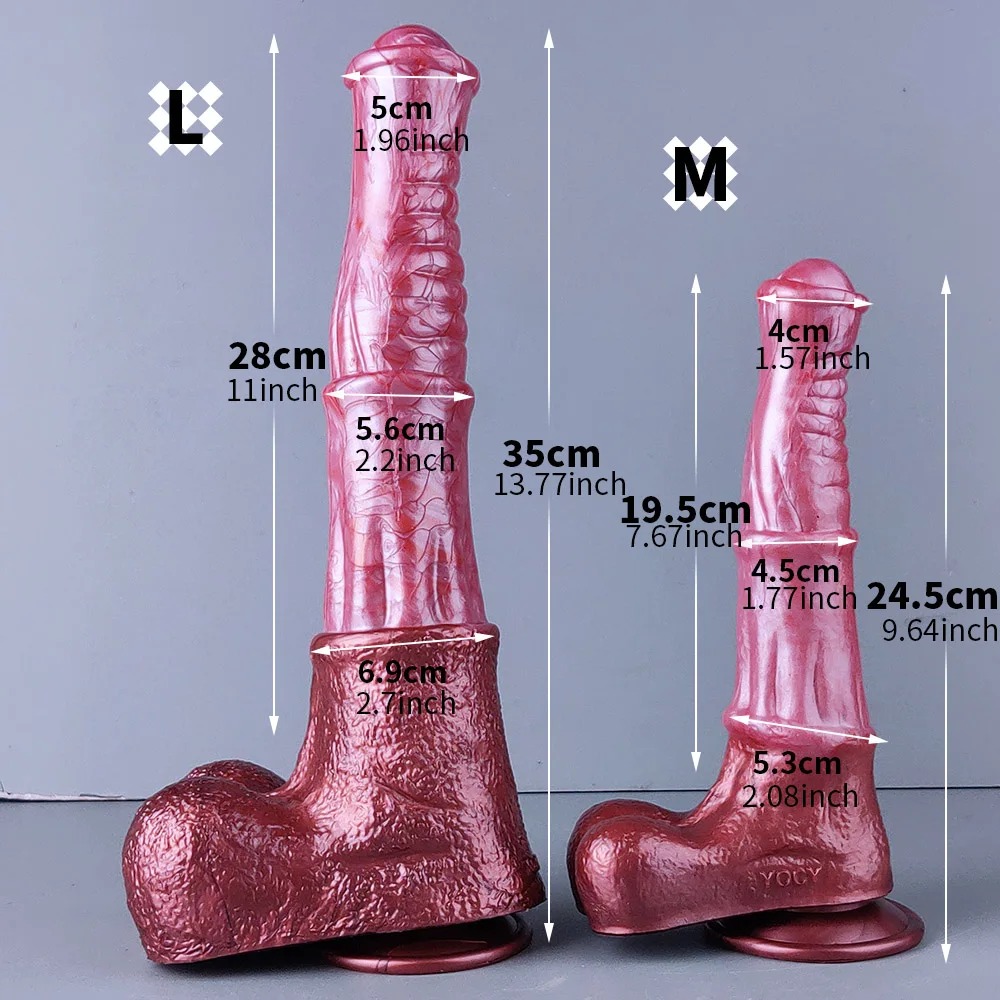 W4301未定价อวัยวะเทียมเลียนแบบม้า ลายผิวละเอียด แผ่นดูดแรงสูง วัสดุซิลิโคนพรีเมียม