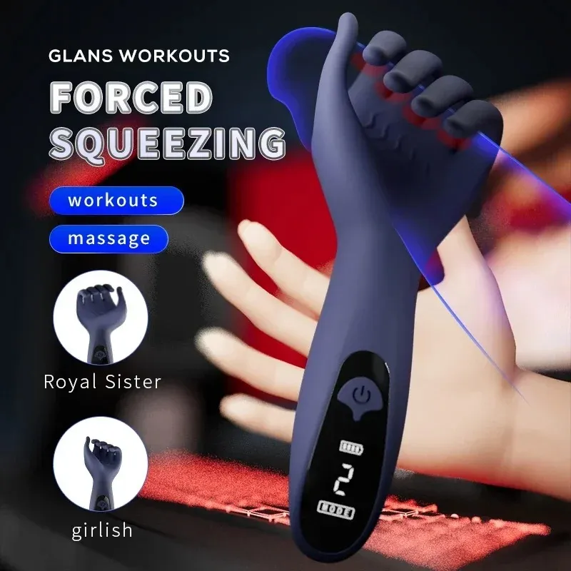 Finger Shaped Glans Trainer & Masturbator 10 Modes