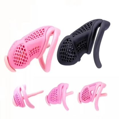 ล็อคท่อปัสสาวะ สรีรศาสตร์ ออกแบบรังผึ้ง ใช้น้ำลายไนลอนเกรดสูง เทคโนโลยีพิมพ์ 3 มิติ（ไม่รวมแท่งม้า）-sextoyfunny