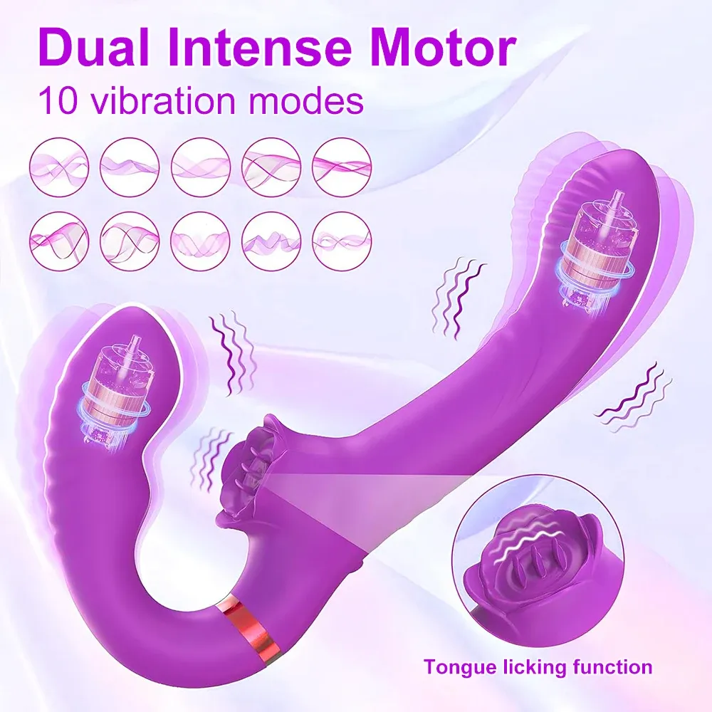 10 Modes Zonal Control Bionic Dual G-Spot Clitoral Vibrator