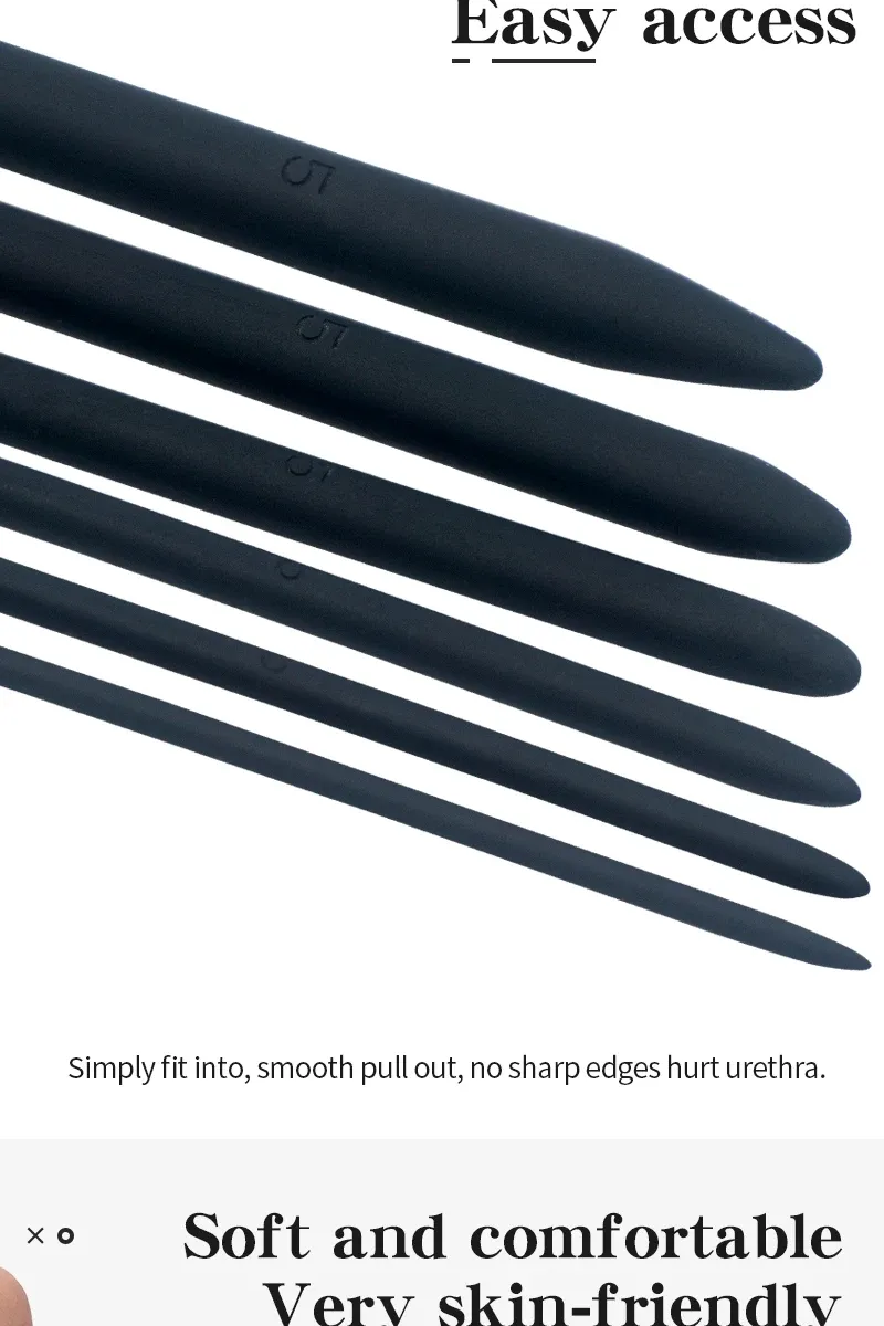 Silicone Urethral Catheter Dilator Sounding with Scale