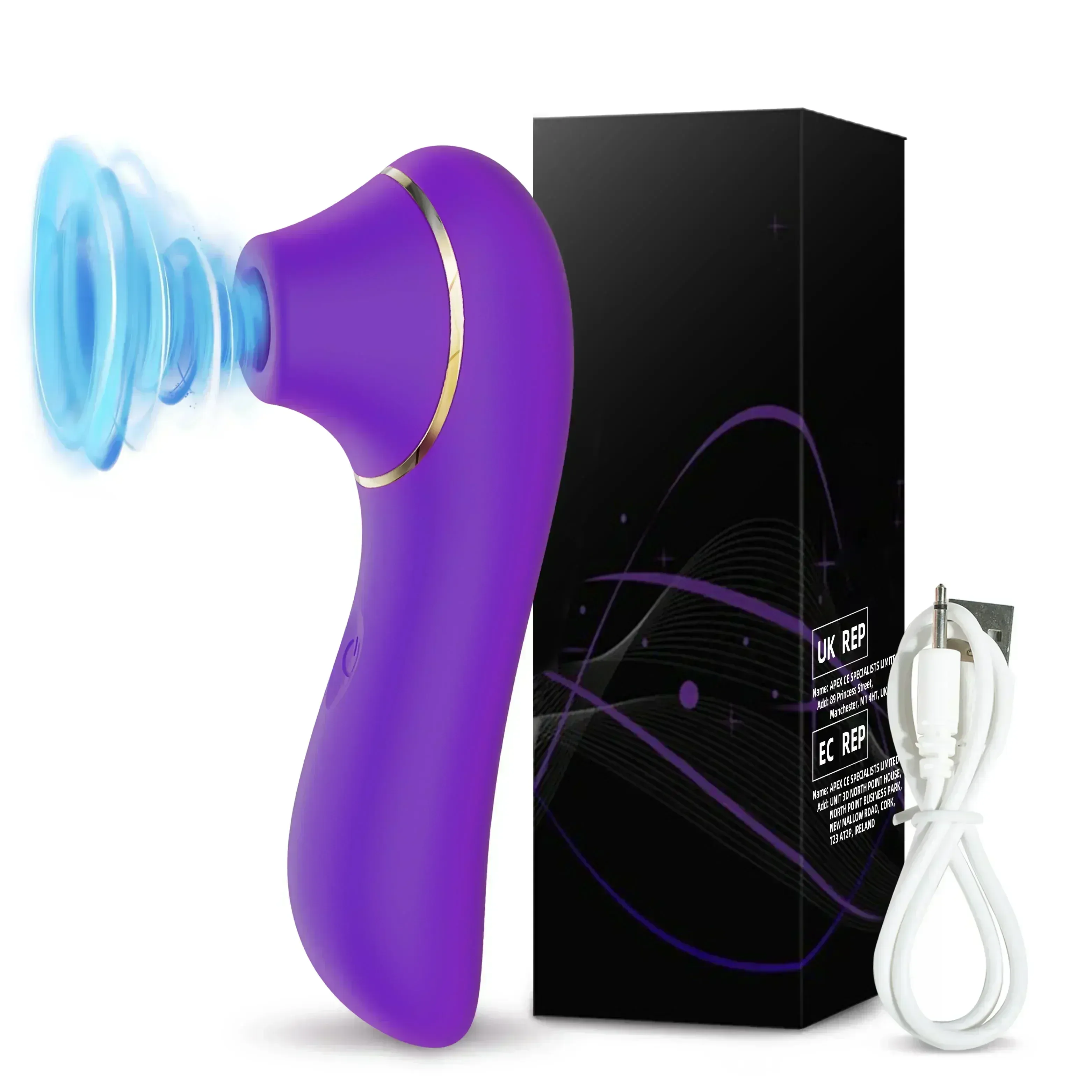 เครื่องสั่นหัวนม เครื่องนวดเอวี ระบบดูด 5 ความถี่ IPX6