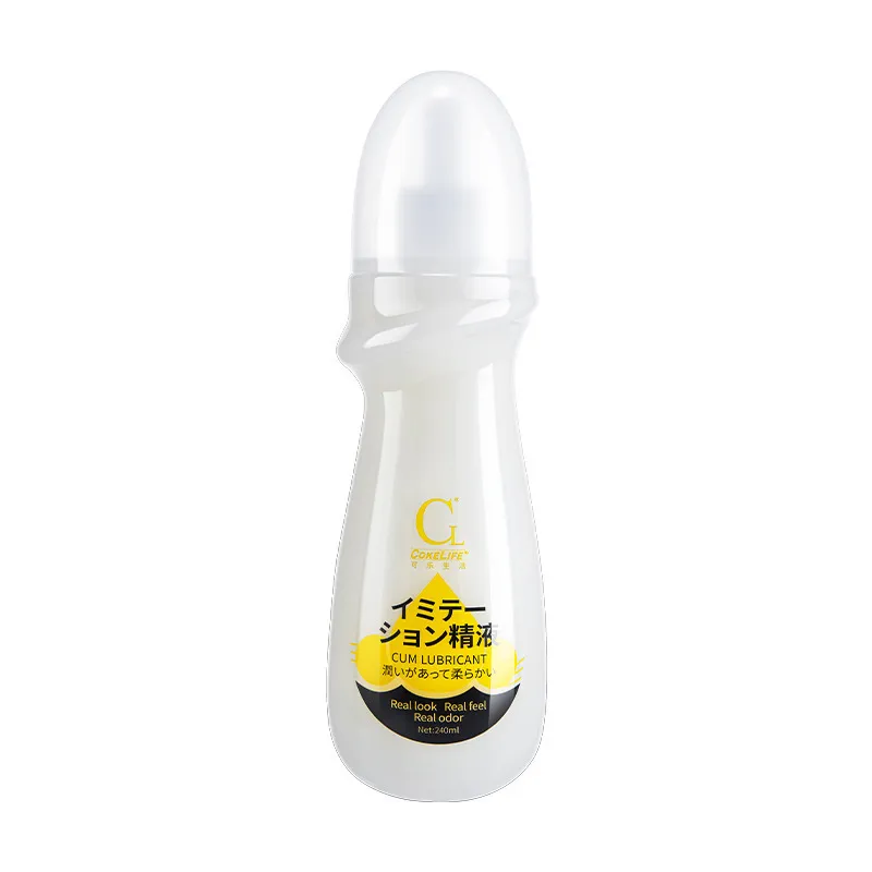 ลูบิแคนท์เลียนแบบน้ำอสุจิ ละลายน้ำได้ ปลายหลอดเรียว ได้รับการรับรองจาก FDA