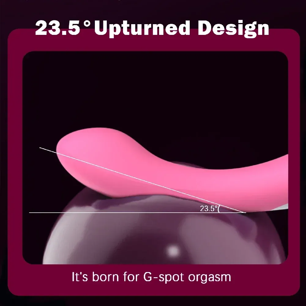 12 Frequencies Bendable Double-Layer TPE Spot Vibrator