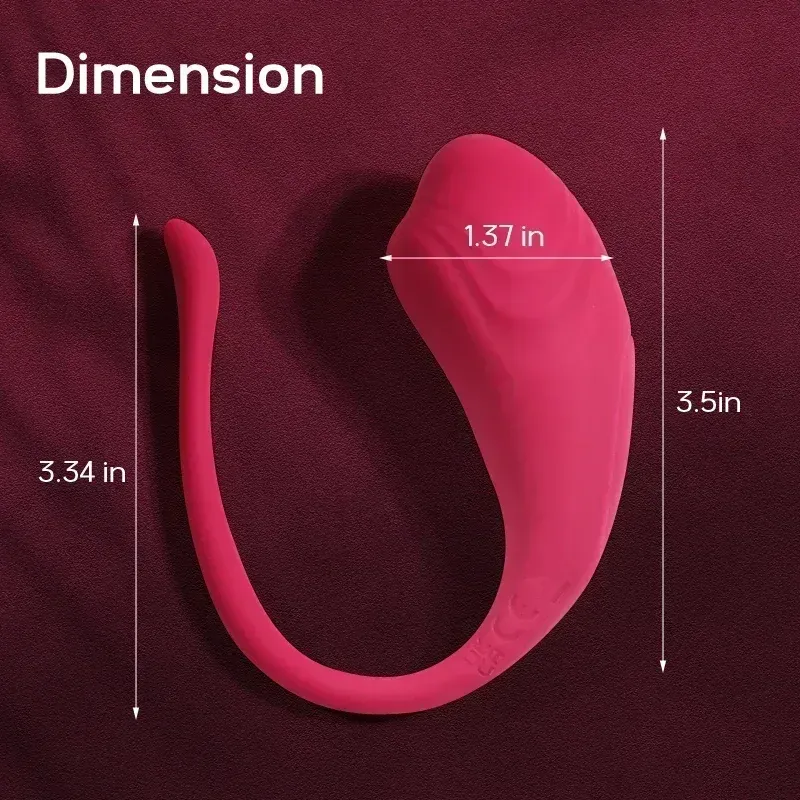 Secwell 9-Frequency Whale Head Shaped APP Vibrating Egg