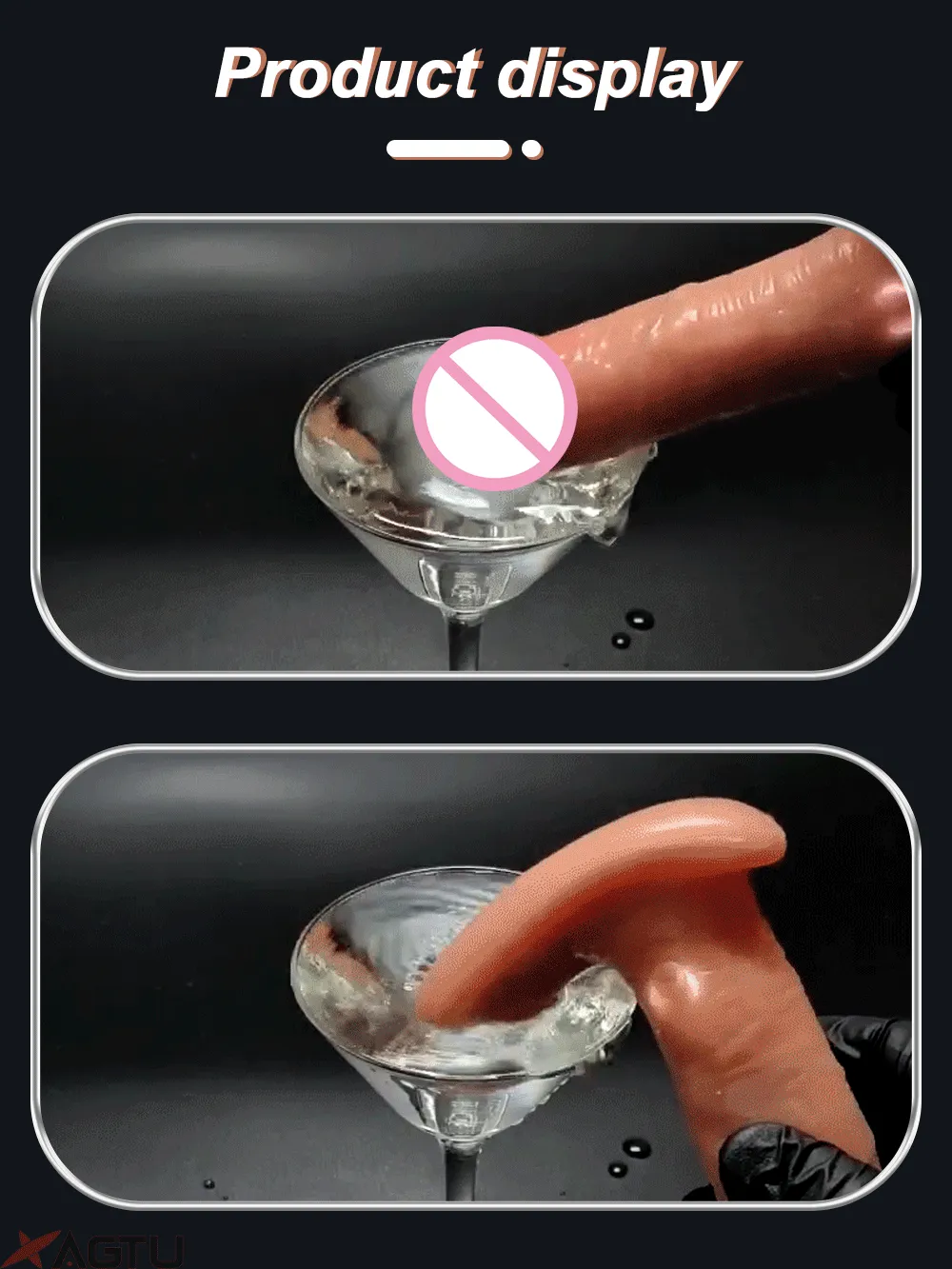Thrusting&Vibrating Remote Control Wearable Realistic Dildo