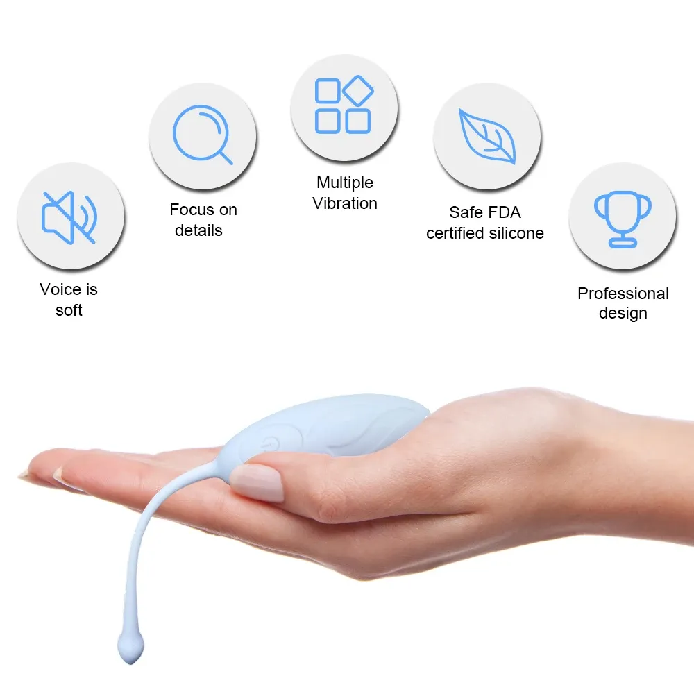 10 Frequencies Remote Control Egg Vibrator 3 Colors