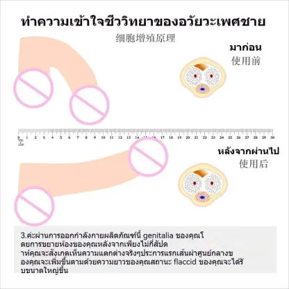 เครื่องยืดอวัยวะเพศชาย กระบอกเพิ่มขนาด ฝึกยืดขยาย ทำงานด้วยแรงดันลบ