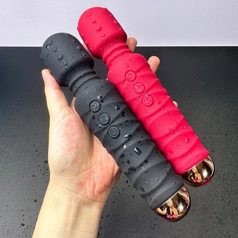 5 Rotation & 10 Vibration Rechargeable Mini Wand Vibrator