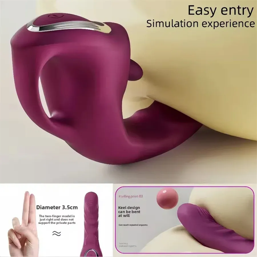Liquid Silicone Zonal Control Bionic Heating Vibrator