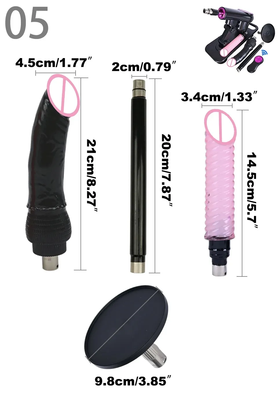 เครื่องเย็ดอัตโนมัติ เครื่องเย็ดติดผนัง มอเตอร์กำลังสูง ยืดหด 20 ระดับ