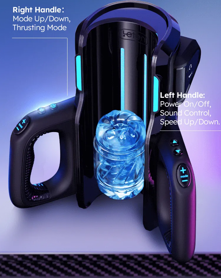 72 Programs Male Masturbator Grip Handle With Phone Holder