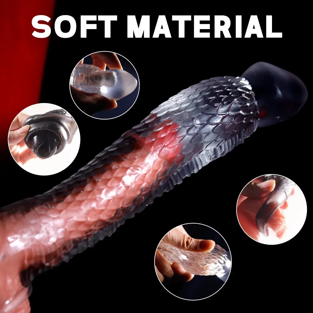 Dragon Scale Vibrating Penis Extender 2 Colors Available