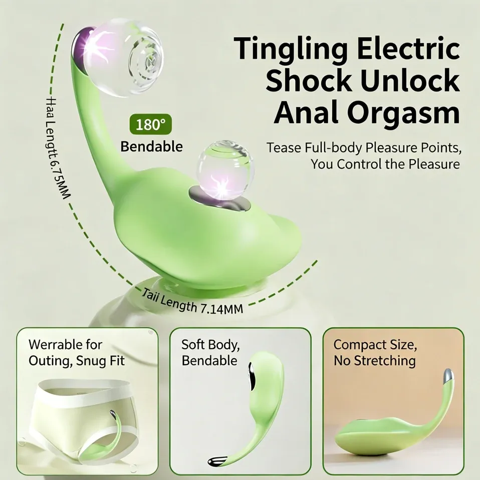 10-Frequency Dual-Head Electric Pulse APP Vibrating Egg