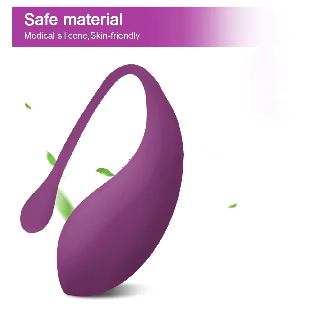 12 Frequencies Wireless Remote Control Tail Egg Vibrator
