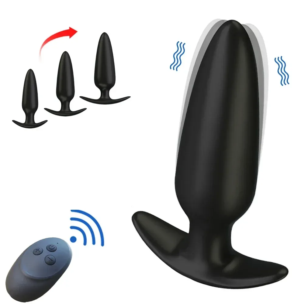 Anchor Shaped Anal Vibrator & Prostate Massager 3 Sizes