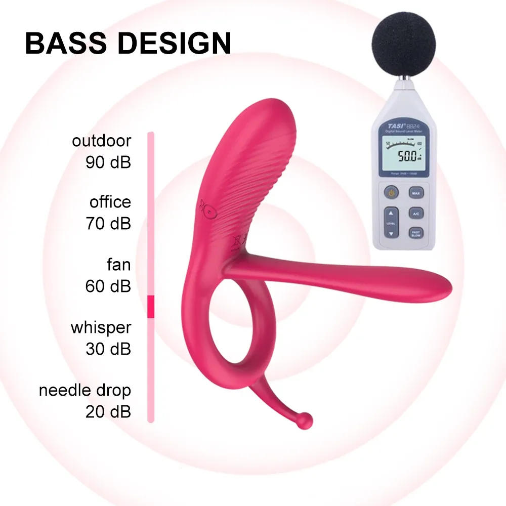 4In1 Multi-Functional Vibartor With Cock Ring For Couples