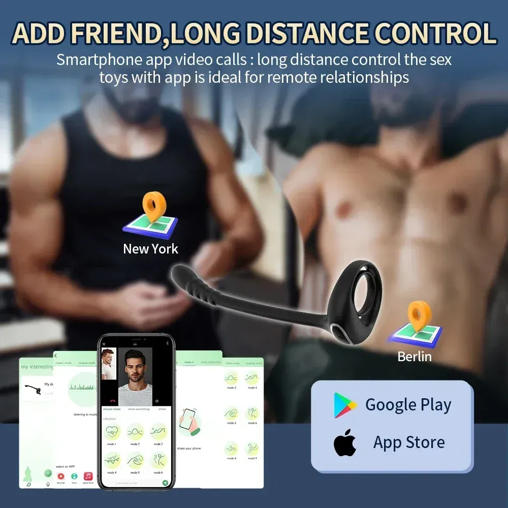 Wearable Prostate Massager Remote Control And APP Versions