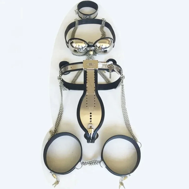 ชุดซิงค์คู่ 5 ชิ้นสำหรับทั้งชายและหญิง BDSM