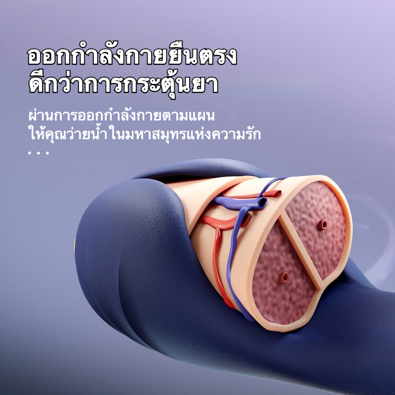 อุปกรณ์ฝึกอวัยวะเพศชาย มอเตอร์คู่ ระบบสั่นสะเทือน 10 ความถี่ กระตุ้นหลายจุด ออกแบบห่อหุ้ม 3 ระดับ-sextoyfunny