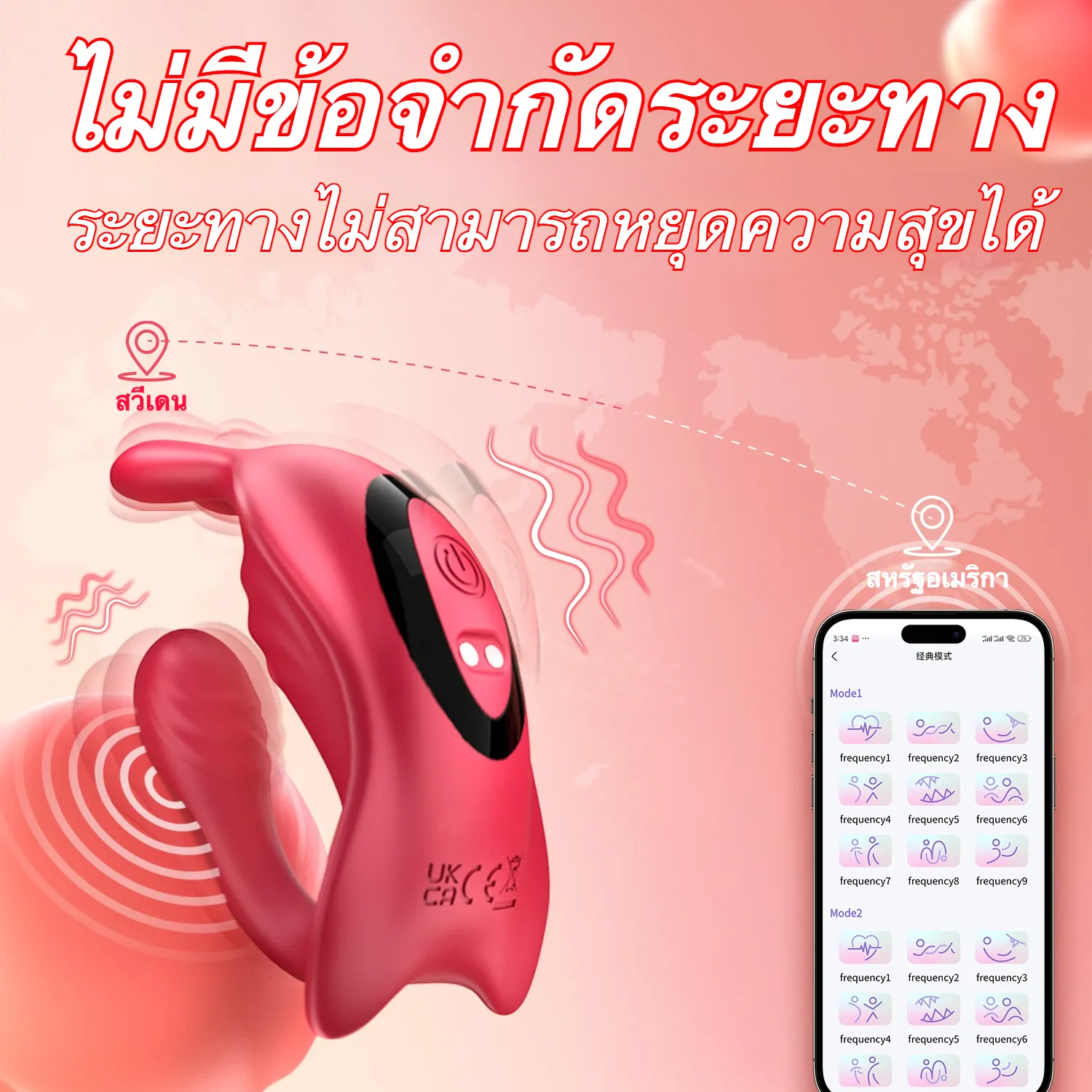 เครื่องนวด AV เครื่องนวดเอวี ออกแบบแบบสวมใส่ ฟังก์ชันแอปพลิเคชัน