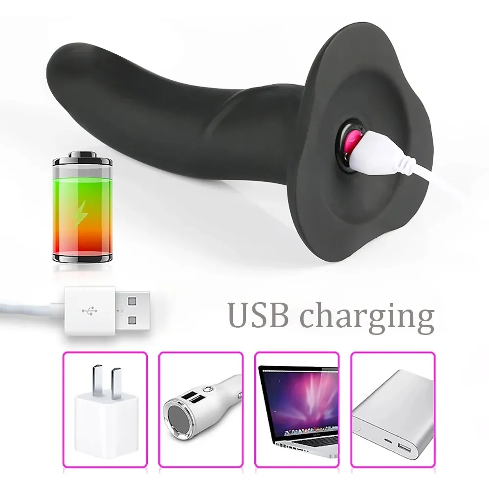 10 Frequencies Detachable Remote Control Strap On Dildo