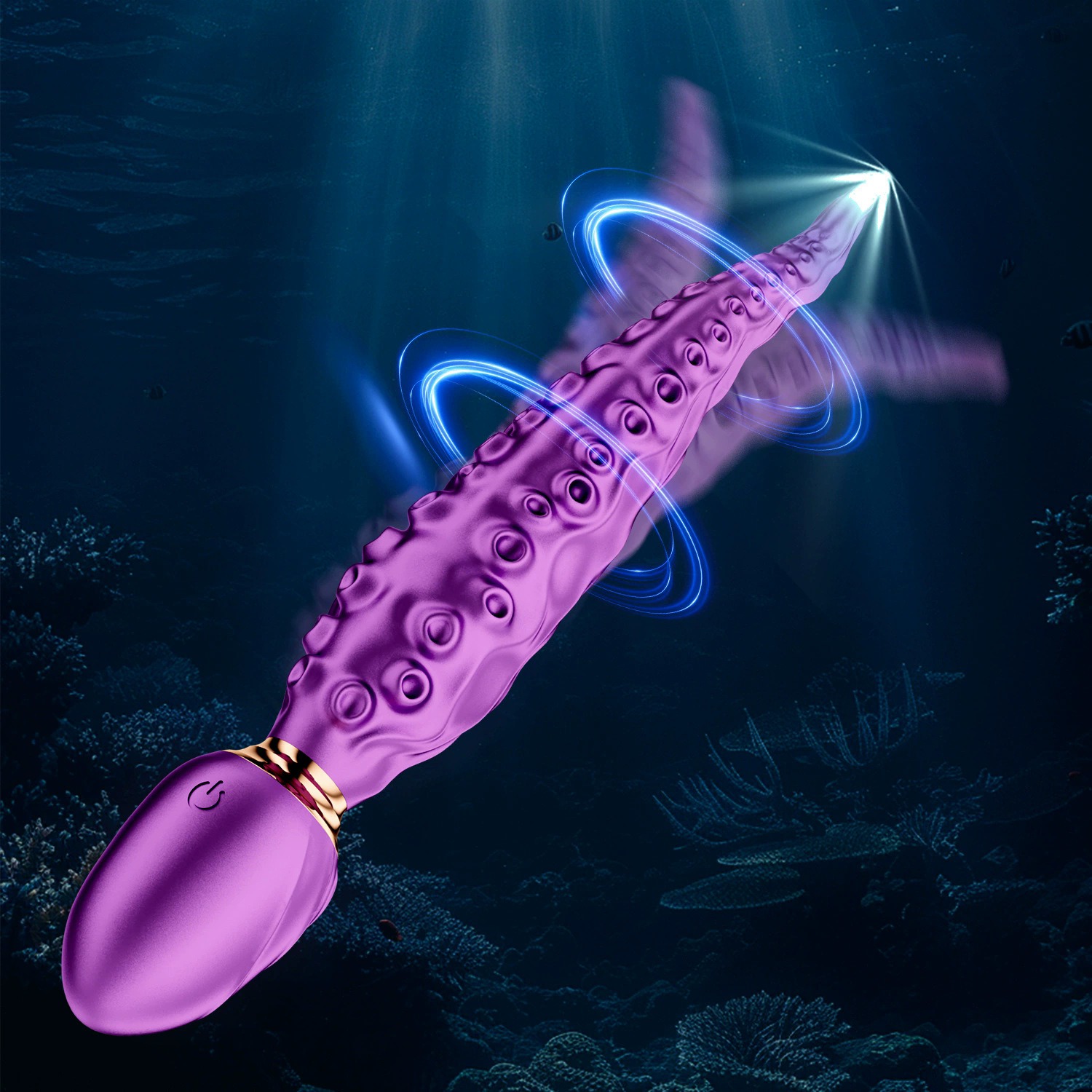 เครื่องนวดAV 3 ความเร็ว 7 ความถี่ มอเตอร์คู่ ระบบหมุน 360 องศา ปลาหมึกเสมือนจริง ระบบไร้เสียงสมบูรณ์แบบ|TONGTENG-sextoyfunny