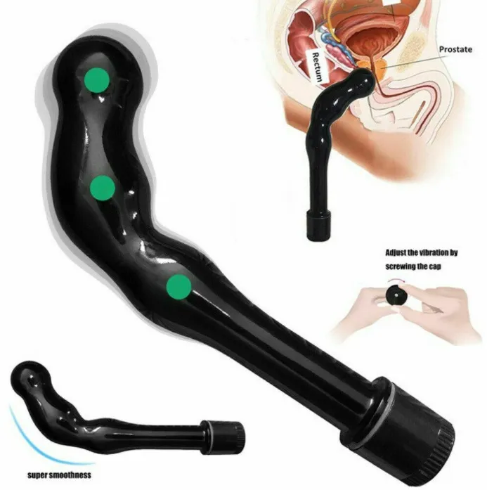 Adjustable Vibration Point Prostate Massager & Anal Vibrator