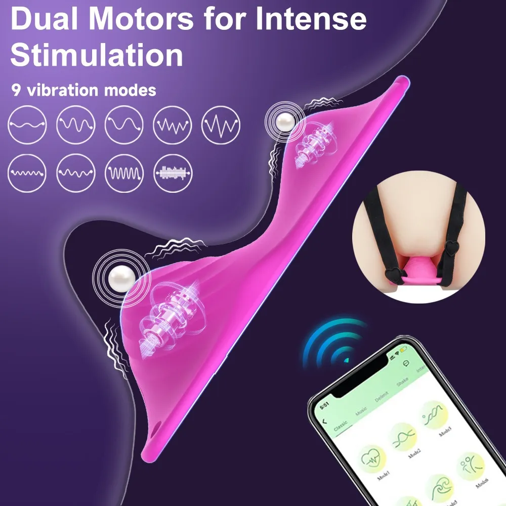 9 Frequencies Wearable APP Remote Control Vibrating Egg