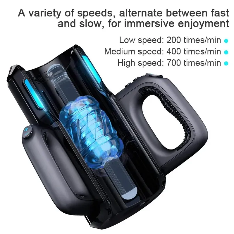 72 Programs Male Masturbator Grip Handle With Phone Holder