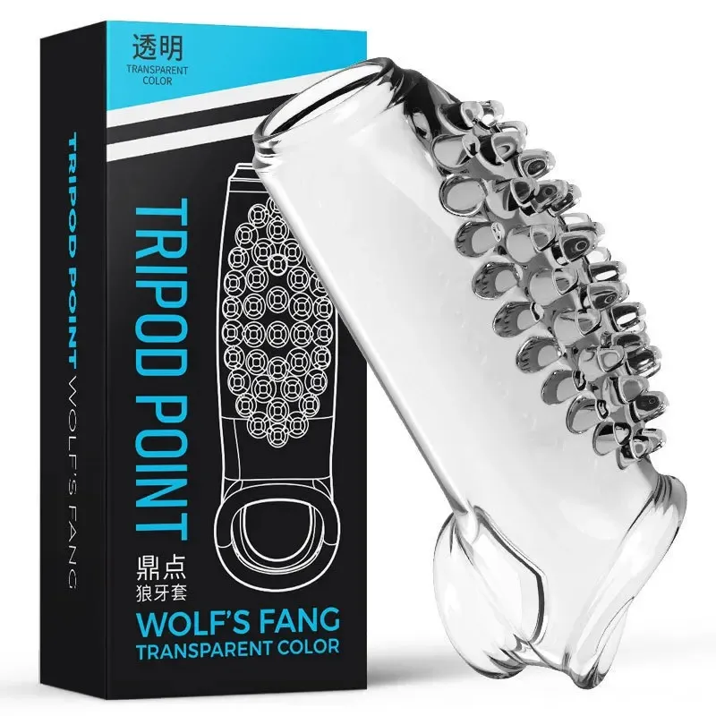 Wolf Tooth Transparent Triple lock stems Penis Sleeve