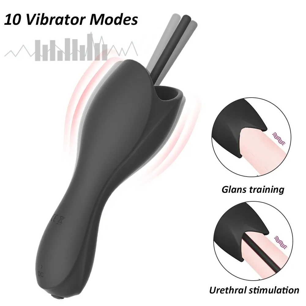 10 Modes 3In1 Masturbator & Penis Trainer & Urethral Sound