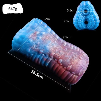 W5603未定价จิ๋มสัตว์เทียม ช่องทางคู่สมจริง แนวคิดเหนือจริง วัสดุซิลิโคนเหลว