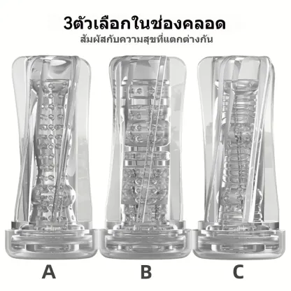 จิ๋มกระป๋อง จิ๋มปลอม มีให้เลือก 3 สี ลายเกลียว+เม็ดกรวด วัสดุ TPE