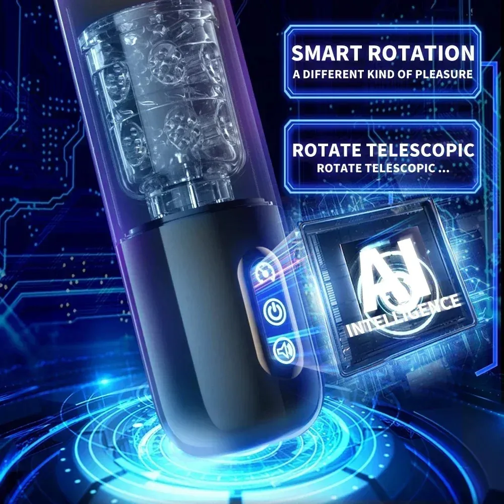 10 Thrusting + 10 Rotation Male Masturbator Viewing Window