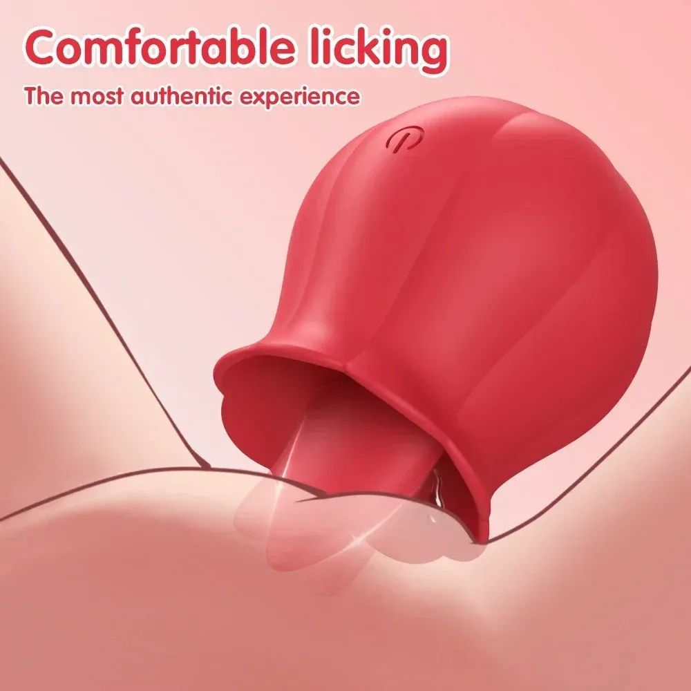 10 Levels Tongue-Licking Clitoral Vibrator & Breast Toy